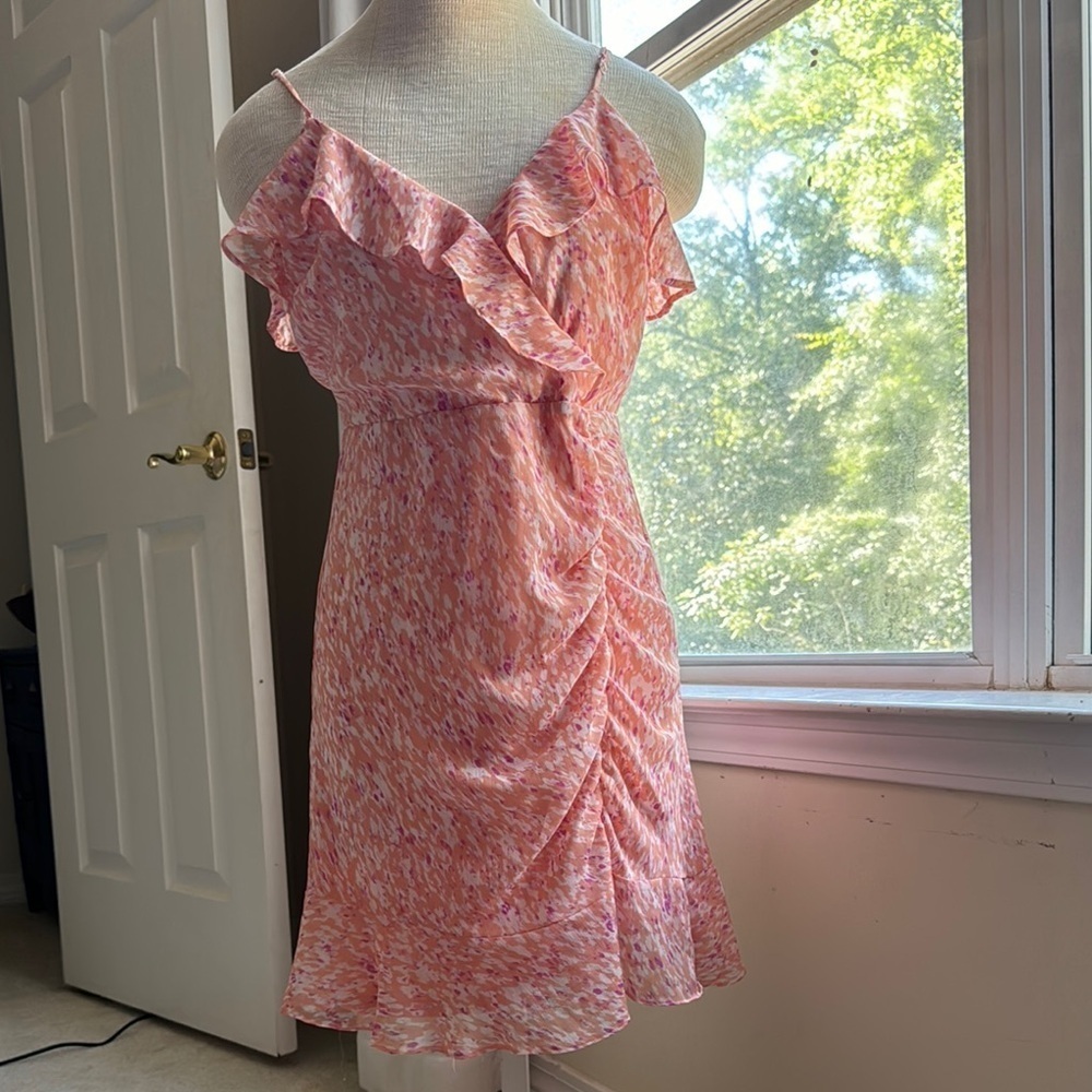 Dress with ruffle